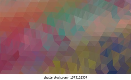 Geometric design. Colorful gradient mosaic background. Geometric triangle, mosaic, abstract background. Mosaic, color background. Mosaic texture. The effect of stained glass. EPS 10 Vector