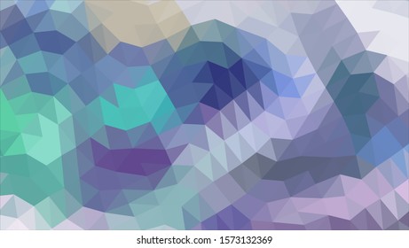 Geometric design. Colorful gradient mosaic background. Geometric triangle, mosaic, abstract background. Mosaic, color background. Mosaic texture. The effect of stained glass. EPS 10 Vector