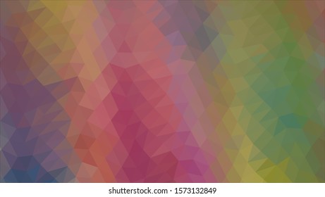 Geometric design. Colorful gradient mosaic background. Geometric triangle, mosaic, abstract background. Mosaic, color background. Mosaic texture. The effect of stained glass. EPS 10 Vector