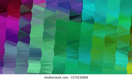 Geometric design. Colorful gradient mosaic background. Geometric triangle, mosaic, abstract background. Mosaic, color background. Mosaic texture. The effect of stained glass. EPS 10 Vector