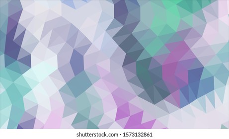 Geometric design. Colorful gradient mosaic background. Geometric triangle, mosaic, abstract background. Mosaic, color background. Mosaic texture. The effect of stained glass. EPS 10 Vector