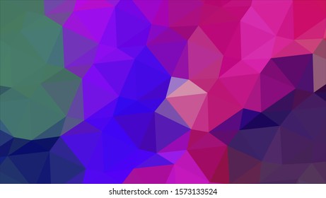 Geometric design. Colorful gradient mosaic background. Geometric triangle, mosaic, abstract background. Mosaic, color background. Mosaic texture. The effect of stained glass. EPS 10 Vector