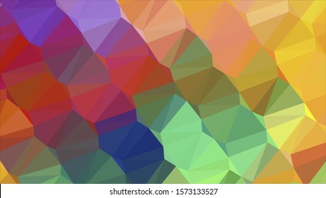 Geometric design. Colorful gradient mosaic background. Geometric triangle, mosaic, abstract background. Mosaic, color background. Mosaic texture. The effect of stained glass. EPS 10 Vector