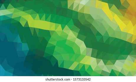 Geometric design. Colorful gradient mosaic background. Geometric triangle, mosaic, abstract background. Mosaic, color background. Mosaic texture. The effect of stained glass. EPS 10 Vector