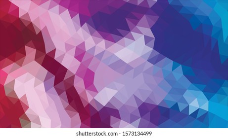 Geometric design. Colorful gradient mosaic background. Geometric triangle, mosaic, abstract background. Mosaic, color background. Mosaic texture. The effect of stained glass. EPS 10 Vector