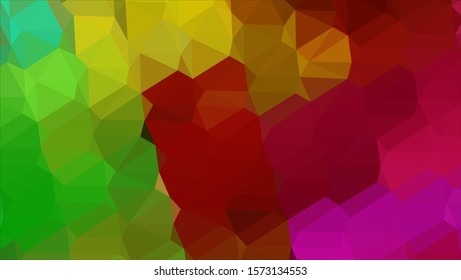 Geometric design. Colorful gradient mosaic background. Geometric triangle, mosaic, abstract background. Mosaic, color background. Mosaic texture. The effect of stained glass. EPS 10 Vector