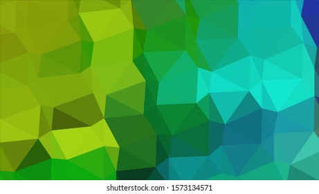 Geometric design. Colorful gradient mosaic background. Geometric triangle, mosaic, abstract background. Mosaic, color background. Mosaic texture. The effect of stained glass. EPS 10 Vector