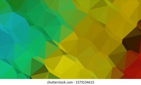 Geometric design. Colorful gradient mosaic background. Geometric triangle, mosaic, abstract background. Mosaic, color background. Mosaic texture. The effect of stained glass. EPS 10 Vector