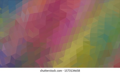 Geometric design. Colorful gradient mosaic background. Geometric triangle, mosaic, abstract background. Mosaic, color background. Mosaic texture. The effect of stained glass. EPS 10 Vector