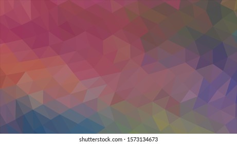 Geometric design. Colorful gradient mosaic background. Geometric triangle, mosaic, abstract background. Mosaic, color background. Mosaic texture. The effect of stained glass. EPS 10 Vector