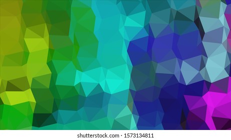 Geometric design. Colorful gradient mosaic background. Geometric triangle, mosaic, abstract background. Mosaic, color background. Mosaic texture. The effect of stained glass. EPS 10 Vector
