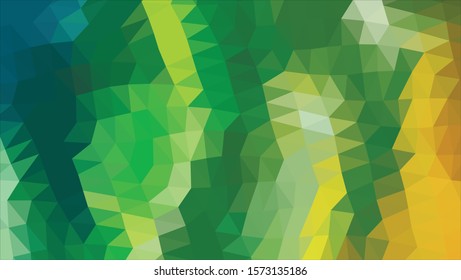 Geometric design. Colorful gradient mosaic background. Geometric triangle, mosaic, abstract background. Mosaic, color background. Mosaic texture. The effect of stained glass. EPS 10 Vector