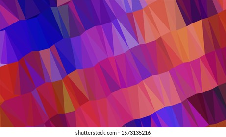 Geometric design. Colorful gradient mosaic background. Geometric triangle, mosaic, abstract background. Mosaic, color background. Mosaic texture. The effect of stained glass. EPS 10 Vector