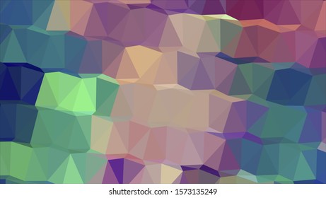 Geometric design. Colorful gradient mosaic background. Geometric triangle, mosaic, abstract background. Mosaic, color background. Mosaic texture. The effect of stained glass. EPS 10 Vector
