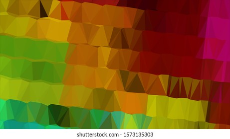 Geometric design. Colorful gradient mosaic background. Geometric triangle, mosaic, abstract background. Mosaic, color background. Mosaic texture. The effect of stained glass. EPS 10 Vector