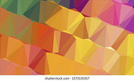 Geometric design. Colorful gradient mosaic background. Geometric triangle, mosaic, abstract background. Mosaic, color background. Mosaic texture. The effect of stained glass. EPS 10 Vector