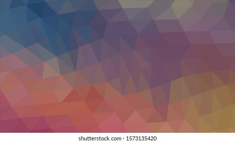 Geometric design. Colorful gradient mosaic background. Geometric triangle, mosaic, abstract background. Mosaic, color background. Mosaic texture. The effect of stained glass. EPS 10 Vector