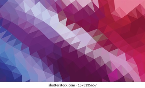 Geometric design. Colorful gradient mosaic background. Geometric triangle, mosaic, abstract background. Mosaic, color background. Mosaic texture. The effect of stained glass. EPS 10 Vector