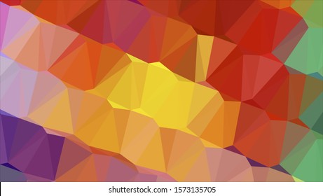 Geometric design. Colorful gradient mosaic background. Geometric triangle, mosaic, abstract background. Mosaic, color background. Mosaic texture. The effect of stained glass. EPS 10 Vector