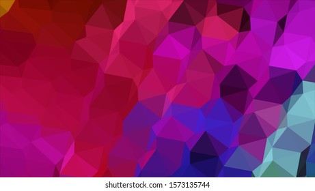Geometric design. Colorful gradient mosaic background. Geometric triangle, mosaic, abstract background. Mosaic, color background. Mosaic texture. The effect of stained glass. EPS 10 Vector