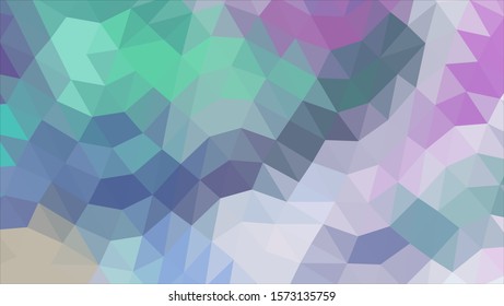 Geometric design. Colorful gradient mosaic background. Geometric triangle, mosaic, abstract background. Mosaic, color background. Mosaic texture. The effect of stained glass. EPS 10 Vector