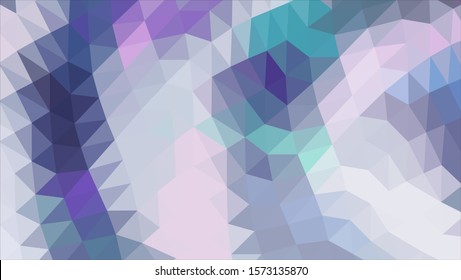 Geometric design. Colorful gradient mosaic background. Geometric triangle, mosaic, abstract background. Mosaic, color background. Mosaic texture. The effect of stained glass. EPS 10 Vector