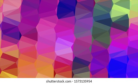 Geometric design. Colorful gradient mosaic background. Geometric triangle, mosaic, abstract background. Mosaic, color background. Mosaic texture. The effect of stained glass. EPS 10 Vector