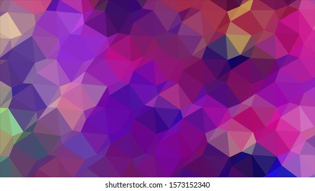 Geometric design. Colorful gradient mosaic background. Geometric triangle, mosaic, abstract background. Mosaic, color background. Mosaic texture. The effect of stained glass. EPS 10 Vector