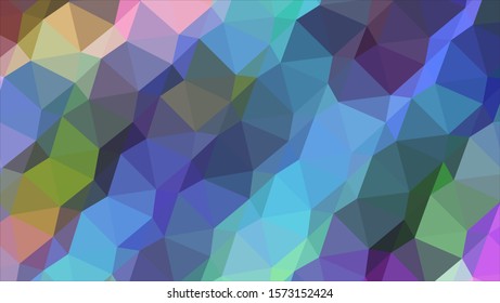 Geometric design. Colorful gradient mosaic background. Geometric triangle, mosaic, abstract background. Mosaic, color background. Mosaic texture. The effect of stained glass. EPS 10 Vector