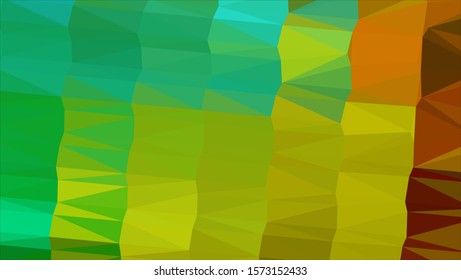 Geometric design. Colorful gradient mosaic background. Geometric triangle, mosaic, abstract background. Mosaic, color background. Mosaic texture. The effect of stained glass. EPS 10 Vector