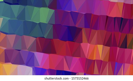 Geometric design. Colorful gradient mosaic background. Geometric triangle, mosaic, abstract background. Mosaic, color background. Mosaic texture. The effect of stained glass. EPS 10 Vector