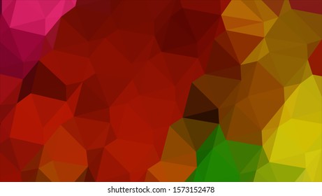 Geometric design. Colorful gradient mosaic background. Geometric triangle, mosaic, abstract background. Mosaic, color background. Mosaic texture. The effect of stained glass. EPS 10 Vector
