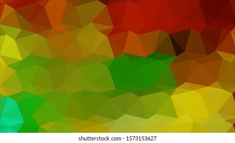Geometric design. Colorful gradient mosaic background. Geometric triangle, mosaic, abstract background. Mosaic, color background. Mosaic texture. The effect of stained glass. EPS 10 Vector