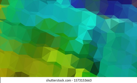 Geometric design. Colorful gradient mosaic background. Geometric triangle, mosaic, abstract background. Mosaic, color background. Mosaic texture. The effect of stained glass. EPS 10 Vector