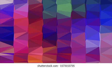 Geometric design. Colorful gradient mosaic background. Geometric triangle, mosaic, abstract background. Mosaic, color background. Mosaic texture. The effect of stained glass. EPS 10 Vector