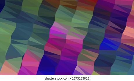 Geometric design. Colorful gradient mosaic background. Geometric triangle, mosaic, abstract background. Mosaic, color background. Mosaic texture. The effect of stained glass. EPS 10 Vector