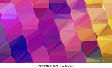 Geometric design. Colorful gradient mosaic background. Geometric triangle, mosaic, abstract background. Mosaic, color background. Mosaic texture. The effect of stained glass. EPS 10 Vector