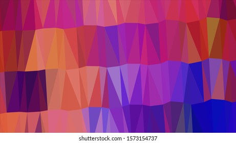 Geometric design. Colorful gradient mosaic background. Geometric triangle, mosaic, abstract background. Mosaic, color background. Mosaic texture. The effect of stained glass. EPS 10 Vector