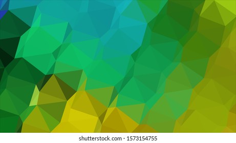 Geometric design. Colorful gradient mosaic background. Geometric triangle, mosaic, abstract background. Mosaic, color background. Mosaic texture. The effect of stained glass. EPS 10 Vector