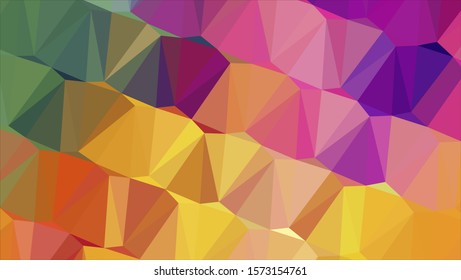 Geometric design. Colorful gradient mosaic background. Geometric triangle, mosaic, abstract background. Mosaic, color background. Mosaic texture. The effect of stained glass. EPS 10 Vector