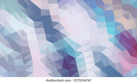 Geometric design. Colorful gradient mosaic background. Geometric triangle, mosaic, abstract background. Mosaic, color background. Mosaic texture. The effect of stained glass. EPS 10 Vector