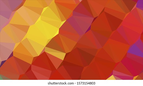 Geometric design. Colorful gradient mosaic background. Geometric triangle, mosaic, abstract background. Mosaic, color background. Mosaic texture. The effect of stained glass. EPS 10 Vector