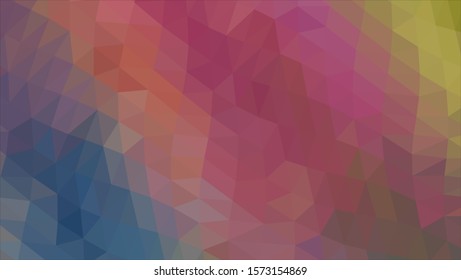 Geometric design. Colorful gradient mosaic background. Geometric triangle, mosaic, abstract background. Mosaic, color background. Mosaic texture. The effect of stained glass. EPS 10 Vector