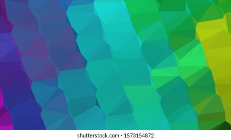 Geometric design. Colorful gradient mosaic background. Geometric triangle, mosaic, abstract background. Mosaic, color background. Mosaic texture. The effect of stained glass. EPS 10 Vector