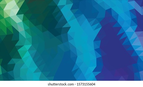 Geometric design. Colorful gradient mosaic background. Geometric triangle, mosaic, abstract background. Mosaic, color background. Mosaic texture. The effect of stained glass. EPS 10 Vector