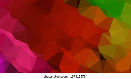 Geometric design. Colorful gradient mosaic background. Geometric triangle, mosaic, abstract background. Mosaic, color background. Mosaic texture. The effect of stained glass. EPS 10 Vector
