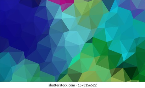 Geometric design. Colorful gradient mosaic background. Geometric triangle, mosaic, abstract background. Mosaic, color background. Mosaic texture. The effect of stained glass. EPS 10 Vector