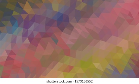 Geometric design. Colorful gradient mosaic background. Geometric triangle, mosaic, abstract background. Mosaic, color background. Mosaic texture. The effect of stained glass. EPS 10 Vector