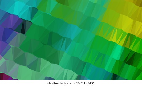 Geometric design. Colorful gradient mosaic background. Geometric triangle, mosaic, abstract background. Mosaic, color background. Mosaic texture. The effect of stained glass. EPS 10 Vector