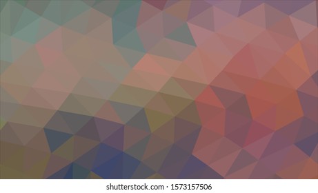 Geometric design. Colorful gradient mosaic background. Geometric triangle, mosaic, abstract background. Mosaic, color background. Mosaic texture. The effect of stained glass. EPS 10 Vector